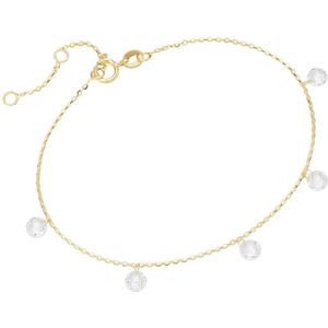 Luigi Merano - Armband mit Zirkonia Steinen, Gold 375 Armbänder & Armreife 1 ct Gold Damen (138.99 € / 1 ct)