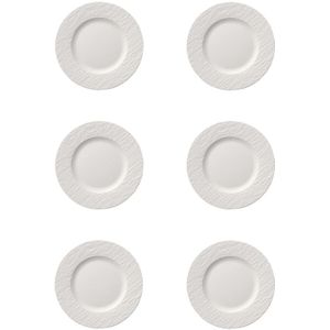 Villeroy & Boch - Manufacture Rock Frühstücksteller 6er Set Geschirr 6 ct (156.49 € / 1 ct)