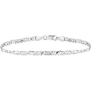 Lucardi - Armband 925 Silber silbern Armbänder & Armreife 1 ct Damen (55.99 € / 1 ct)