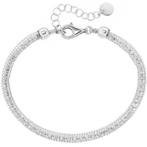 Smart Jewel - Armband effektvolle Schlauchkette, Silber 925 Armbänder & Armreife 1 ct Silber (67.14 € / 1 ct)