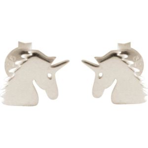 Gemshine - Ohrringe 'Einhorn' 1 ct Grau Damen (33.9 € / 1 ct)