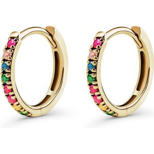 FAVS - Creolen 375er Gelbgold Ohrringe 1 ct Damen (211.64 € / 1 ct)