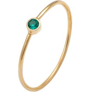 Elli - Stacking Kristalle Grün 925 Silber Ringe 1 ct Damen (50.99 € / 1 ct)
