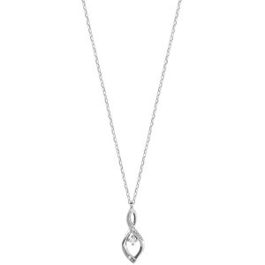 CHRIST - Kette 375er Weißgold Ketten 1 ct Damen (398.99 € / 1 ct)