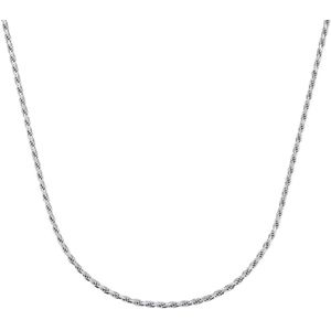 Giorgio Martello Milano - Kette diamantierte Kordelkette, Silber 925 Ketten 1 ct Silber (31.44 € / 1 ct)
