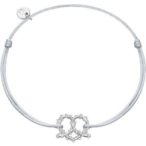 Glanzstücke München - Armband Herz-Breze aus Sterling Silber in Silber Armbänder & Armreife 1 ct Damen (38.24 € / 1 ct)