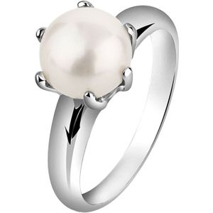 Nenalina - Süßwasserzuchtperle Klassik Fein 925 Sterling Silber Ringe 1 ct Damen (50.99 € / 1 ct)