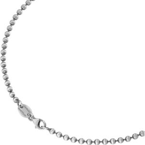 Giorgio Martello Milano - Kette Kugeloptik massiv, teilweise geschwärzt, Silber 925 Ketten 1 ct Silber Damen (88.99 € / 1 ct)