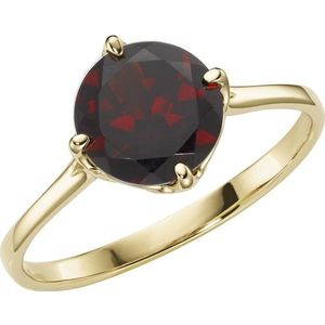 Luigi Merano - Ring mit Granat, Gold 585 Ringe 1 ct Rot (364.64 € / 1 ct)