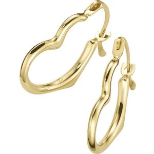 Luigi Merano - Creolen in Herzform, Gold 585 1 ct Gold (128.99 € / 1 ct)