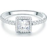 Trilani - Ring Sterling Silber Zirkonia in Silber Ringe 1 ct Damen (42.99 € / 1 ct)