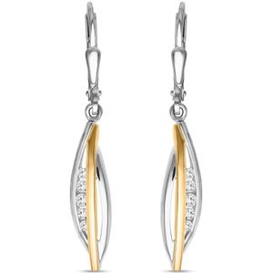 FAVS - Ohrhänger 925er Silber, 925er Silber Ohrringe 1 ct Damen (79.89 € / 1 ct)