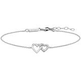 Julie Julsen - Armband 925/- Sterling Silber Zirkonia Armbänder & Armreife 1 ct Weiss Damen (77.89 € / 1 ct)