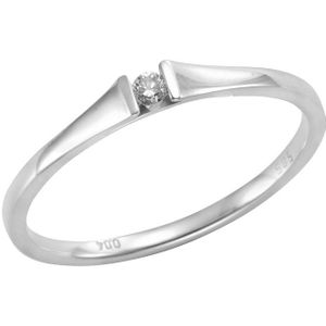 Orolino - Ring 585/- Gold Brillant weiß 0,04ct. Ringe 1 ct Damen (288.14 € / 1 ct)