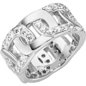 Giorgio Martello Milano - Ring mit weißen Zirkonia, Silber 925 Ringe 1 ct Silber Damen (128.99 € / 1 ct)