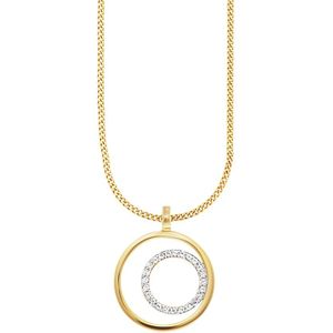 caï - Anhänger mit Kette 925/- Sterling Silber Topas weiß 0,096ct. Charms & Kettenanhänger 1 ct Damen (48.99 € / 1 ct)