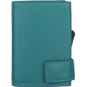 SecWal - SecWal 1 Kreditkartenetui Geldbörse RFID Leder 9 cm Portemonnaies 1 ct Petrol Herren (49.99 € / 1 ct)