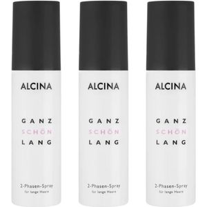 Alcina - Ganz Schön Lang 2-Phasen-Spray 3er Set* Leave-In-Conditioner 0,38 l Damen (107.87 € / 1 l)