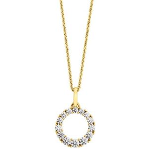 Orolino - Halskette 333/- Gold Zirkonia weiß Charms & Kettenanhänger 1 ct Damen (258.99 € / 1 ct)