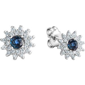 Orolino - Ohrringe 585/- Gold Safir blau 0.2400 Karat 1 ct Damen (1098.99 € / 1 ct)