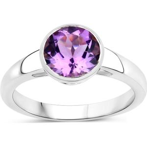 Vira Jewels - Ring 925/- Sterling Silber Amethyst lila 1,71 ct. Ringe Damen (77.89 € / 1 ct)