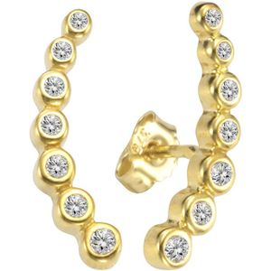 Celesta - Ohrring 375/- Gold Zirkonia weiß Ohrringe 1 ct Weiss Damen (169.14 € / 1 ct)