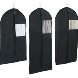 WENKO - Kleidersack Mod. Deep Black 3-teiliges Set Körbe & Aufbewahrung 1 ct (16.99 € / 1 ct)