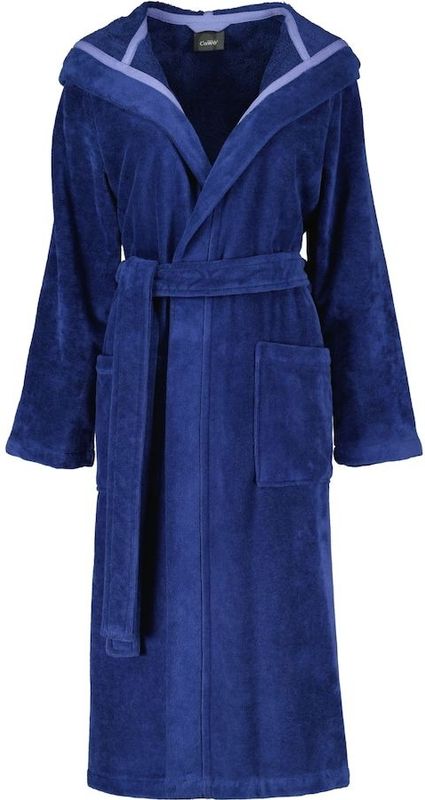 Cawö - Cawö Bademäntel Damen Kapuze Cawö Home 825 blau - 11 1 ct Weiss (128.59 € / 1 ct)