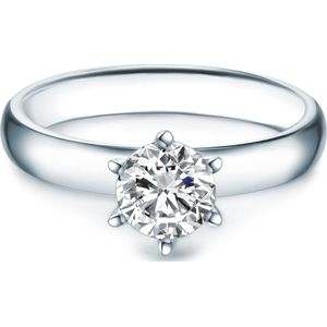 Trilani - Ring aus Sterling Silber in Silber mit verziert mit Kristallen von Swarovski® Ringe 1 ct Damen (46.99 € / 1 ct)