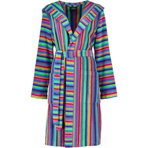Cawö - Cawö Bademäntel Damen Kurzmantel mit Kapuze 7049 multicolor - 84 1 ct Weiss (148.39 € / 1 ct)