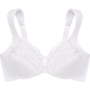 GLAMORISE - Vorderverschluss-WonderWire-BH - Weiss Unterwäsche 1 ct Damen (58.89 € / 1 ct)