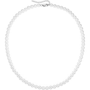 Smart Jewel - Kette mit Muschel-Perlen, Silber 925 Ketten 1 ct Weiss (46.74 € / 1 ct)
