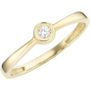 Luigi Merano - Ring mit Brillant, Gold 585 Ringe 1 ct Gold Damen (458.99 € / 1 ct)