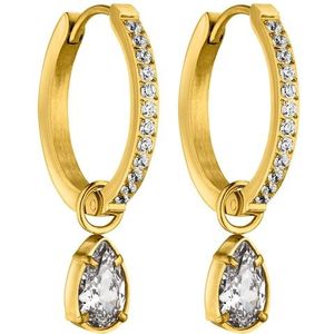Purelei - Ohrringe Felice mit Schmuckstein-Anhängern Creolen 1 ct Damen (39.89 € / 1 ct)