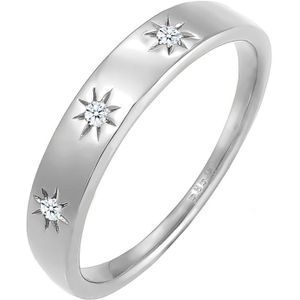 Elli DIAMONDS - Verlobung Astro Diamant (0.045 ct.) 585 Weißgold Ringe 1 ct Damen (467.49 € / 1 ct)