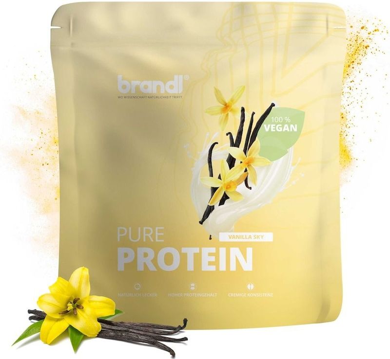 Brandl Nutrition - Protein Vegan aus 3 pflanzlichen Eiweiß-Quellen Protein & Shakes 1000 g (44.89 € / 1 kg)
