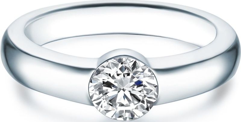 Trilani - Ring aus Sterling Silber in Silber mit verziert mit Kristallen von Swarovski® Ringe 1 ct Damen (47.99 € / 1 ct)