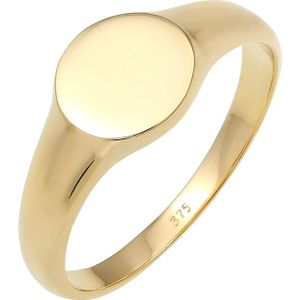 Elli PREMIUM - Siegelring Royal Geo Basic Stilvoll 375 Gelbgold Ringe 1 ct Damen (279.99 € / 1 ct)