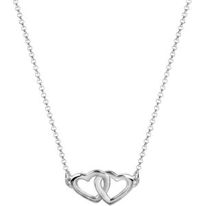 Nenalina - Herz Symbol Anhänger Verschlungen Liebe 925 Silber Ketten 1 ct Damen (42.49 € / 1 ct)
