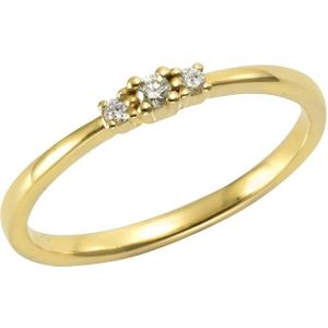 Orolino - Ring 585/- Gold Brillant weiß 0,08ct. Ringe 1 ct Damen (364.64 € / 1 ct)