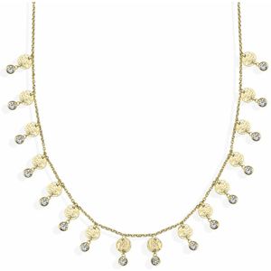 dKeniz - Anhänger mit Kette 925/- Sterling Silber Zirkonia weiß Charms & Kettenanhänger 1 ct Weiss Damen (114.65 € / 1 ct)