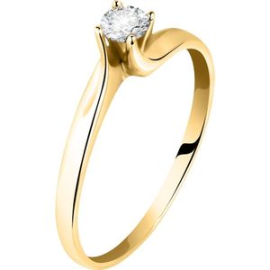 CHRIST - Damenring 750er Gelbgold Ringe 1 ct (1274.14 € / 1 ct)