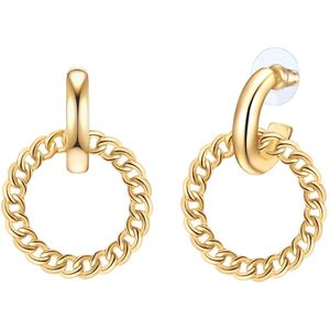 Yokoamii - Ohrhänger Metall-Legierung in Gelbgold Ohrringe 1 ct Damen (17.99 € / 1 ct)