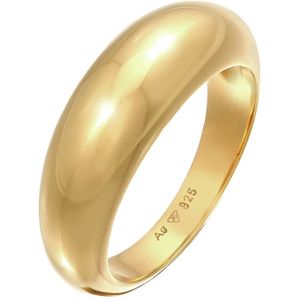 Elli PREMIUM - Bandring Stapelring Chunky 925er Silber rhodiniert Ringe 1 ct Damen (79.99 € / 1 ct)