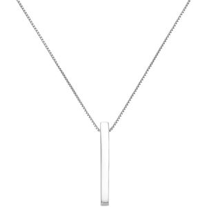Smart Jewel - Kette mit Stäbchen-Anhänger, Silber 925 Ketten 1 ct (58.99 € / 1 ct)