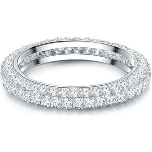 Trilani - Ring Sterling Silber Zirkonia in Silber Ringe 1 ct Damen (49.99 € / 1 ct)
