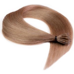 hair2heart - Nanoring Extensions Premium Echthaar #8/01 Hellblond Natur-Asch 0,8g Haarextensions 25 ct Hellbraun Damen (76.59 € / 1 ct)