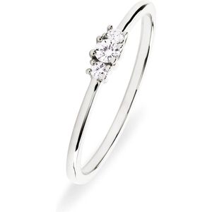 CHRIST - Damenring 375er Weißgold Ringe 1 ct (498.99 € / 1 ct)