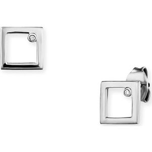 caï - Ohrstecker 925/- Sterling Silber Zirkonia weiß Ohrringe 1 ct Damen (33.9 € / 1 ct)