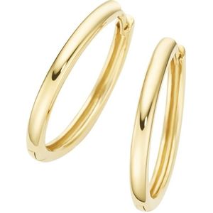 Luigi Merano - Klappcreolen rund, Durchmesser ca. 19,5 mm, Gold 375 Creolen 1 ct Gold Damen (518.99 € / 1 ct)